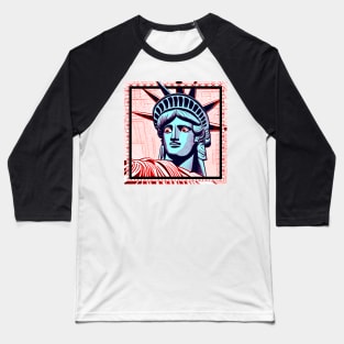 Liberty Shocked Baseball T-Shirt